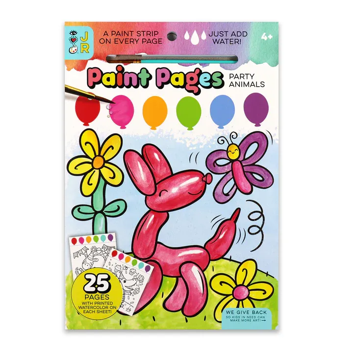 Party Animals Paint Pages