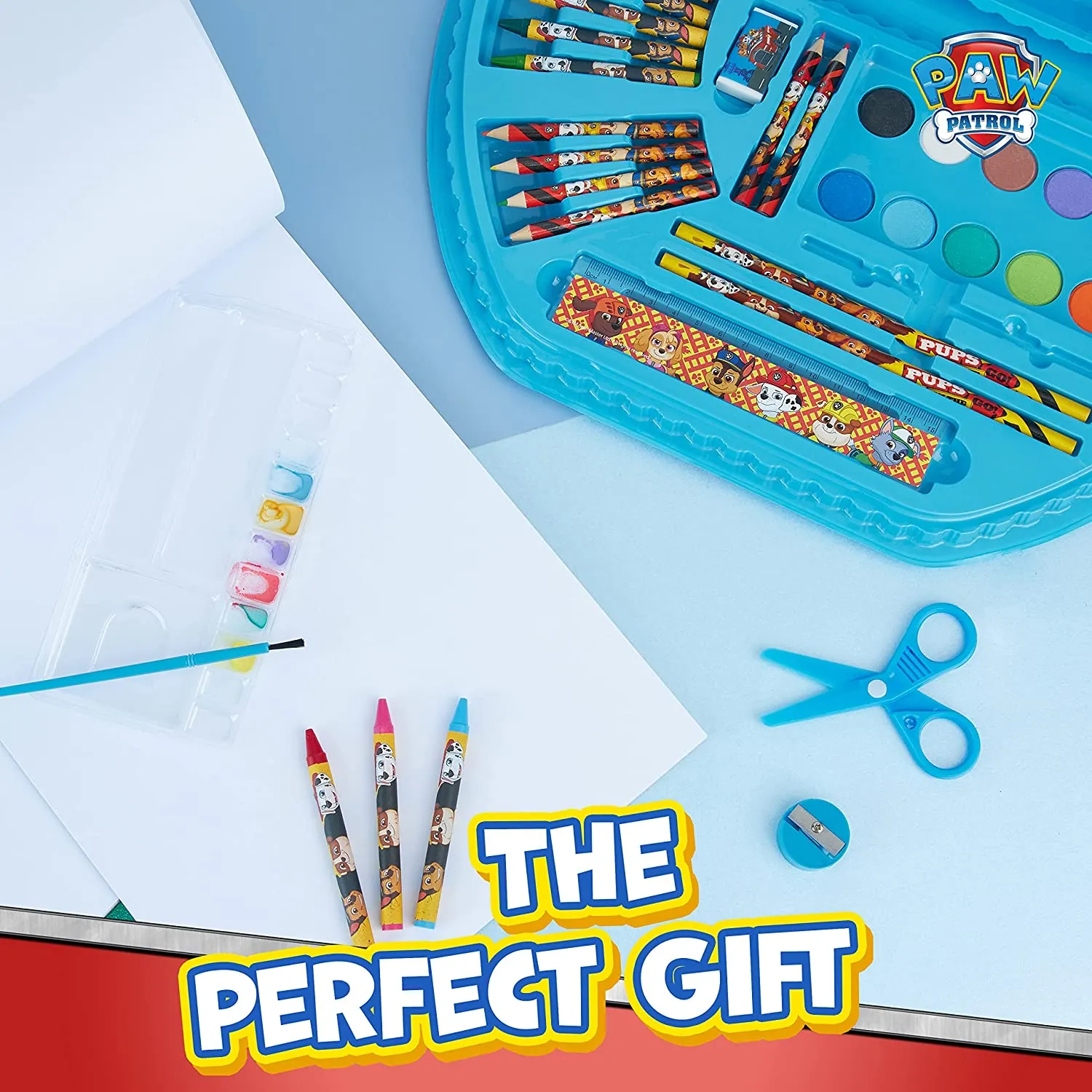 PAW PATROL 50 pcs Coloring Set - Kids Painting and Colouring Sets