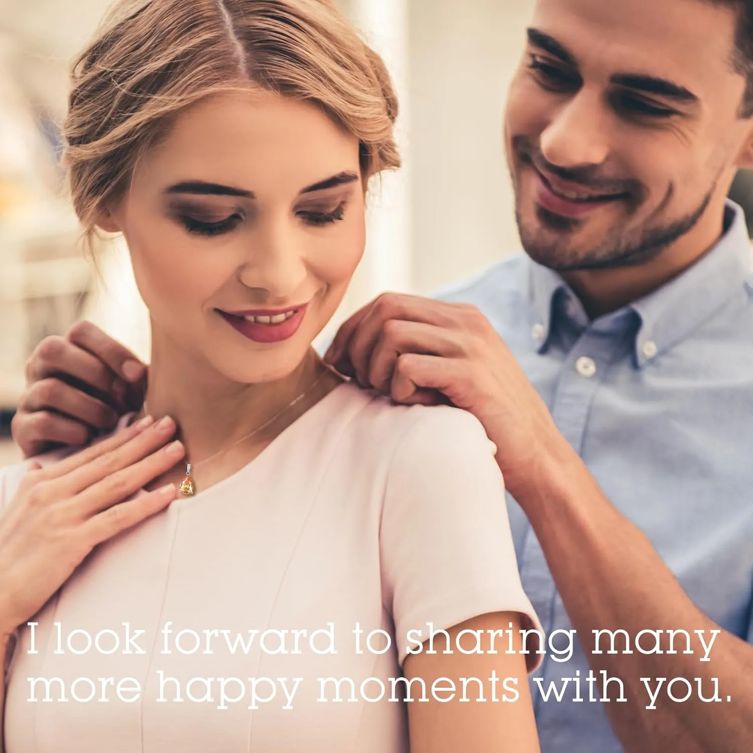 Pendant Necklace Gifts for Women, 'Heart of The Eternal' Gifts for Wife Girlfriend Sister, Anniversary Eternity Jewelry Present for Wife, Gifts for Her Wedding Anniversary Birthday and Christmas Valentine's Day