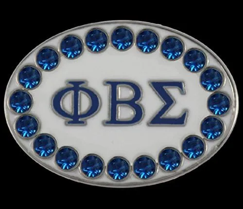 Phi Beta Sigma 1'' Cuff Links W/stones