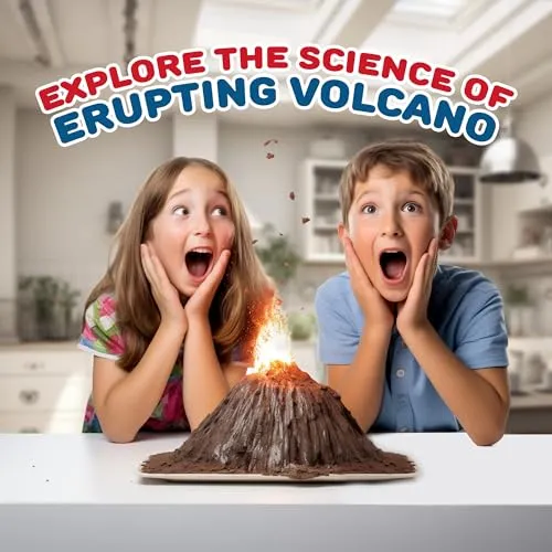 Playz Explosive Kitchen Lab Educational Science Kit for Kids Age 8-12 with 26 Science Experiments to Make Citrus Rockets, Sour LED Lights & More - Chemistry Set Toys for Boys, Girls, Teenagers & Kids