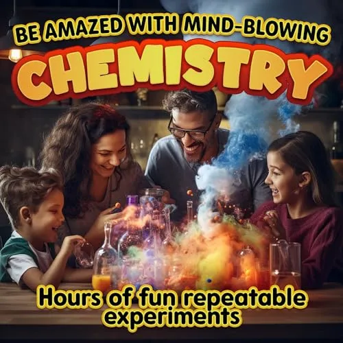 Playz Mega Kaboom! 150  Explosive Science Experiments Kit for Kids Age 8-12 with 75 App & Video Guided Experiments - Chemistry Set STEM & Educational Toys & Gifts for Boys, Girls, Teenagers & Kids