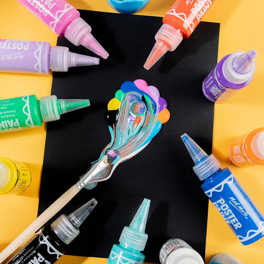 Poster Paints 12pc x 60ml (2 US fl.oz)