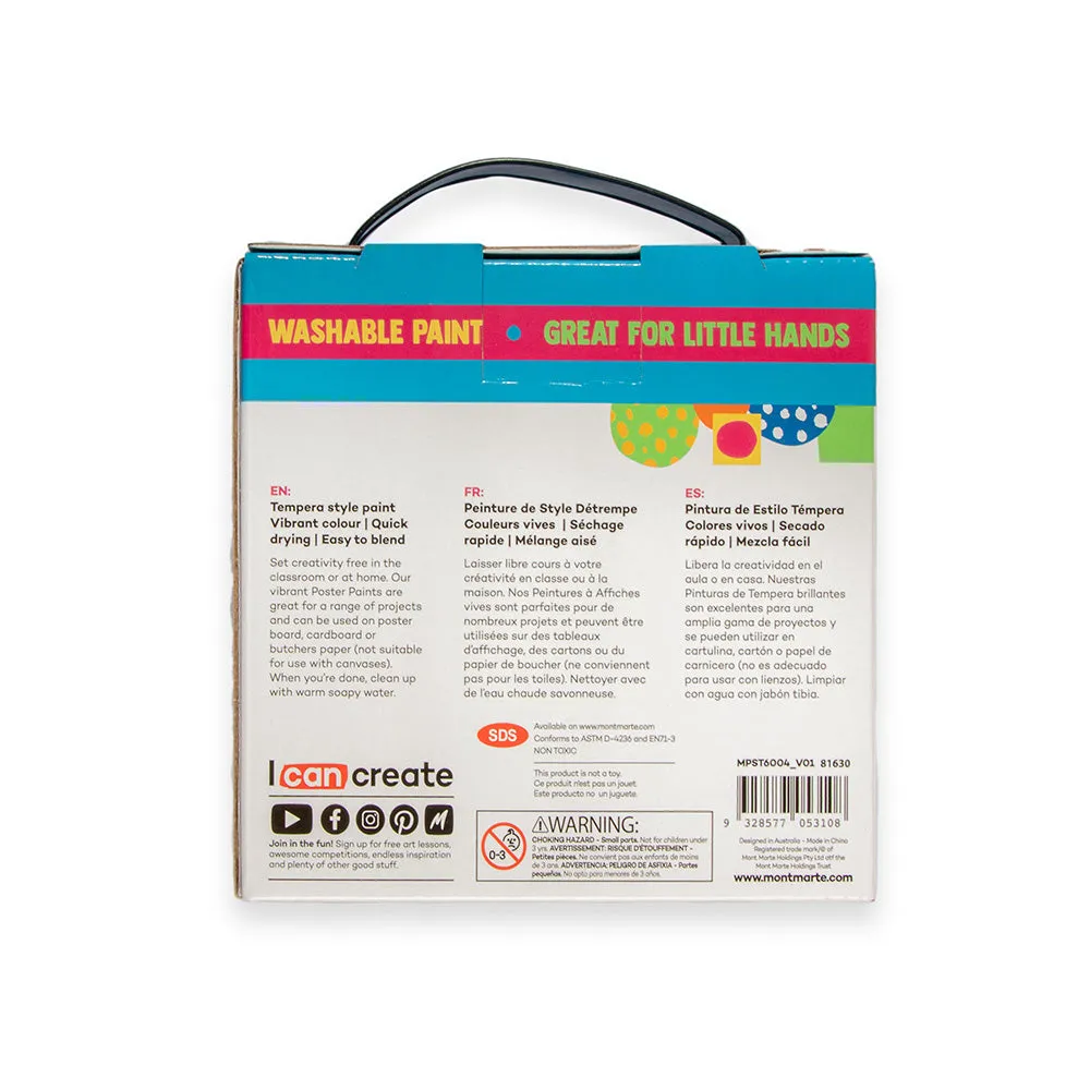 Poster Paints 12pc x 60ml (2 US fl.oz)