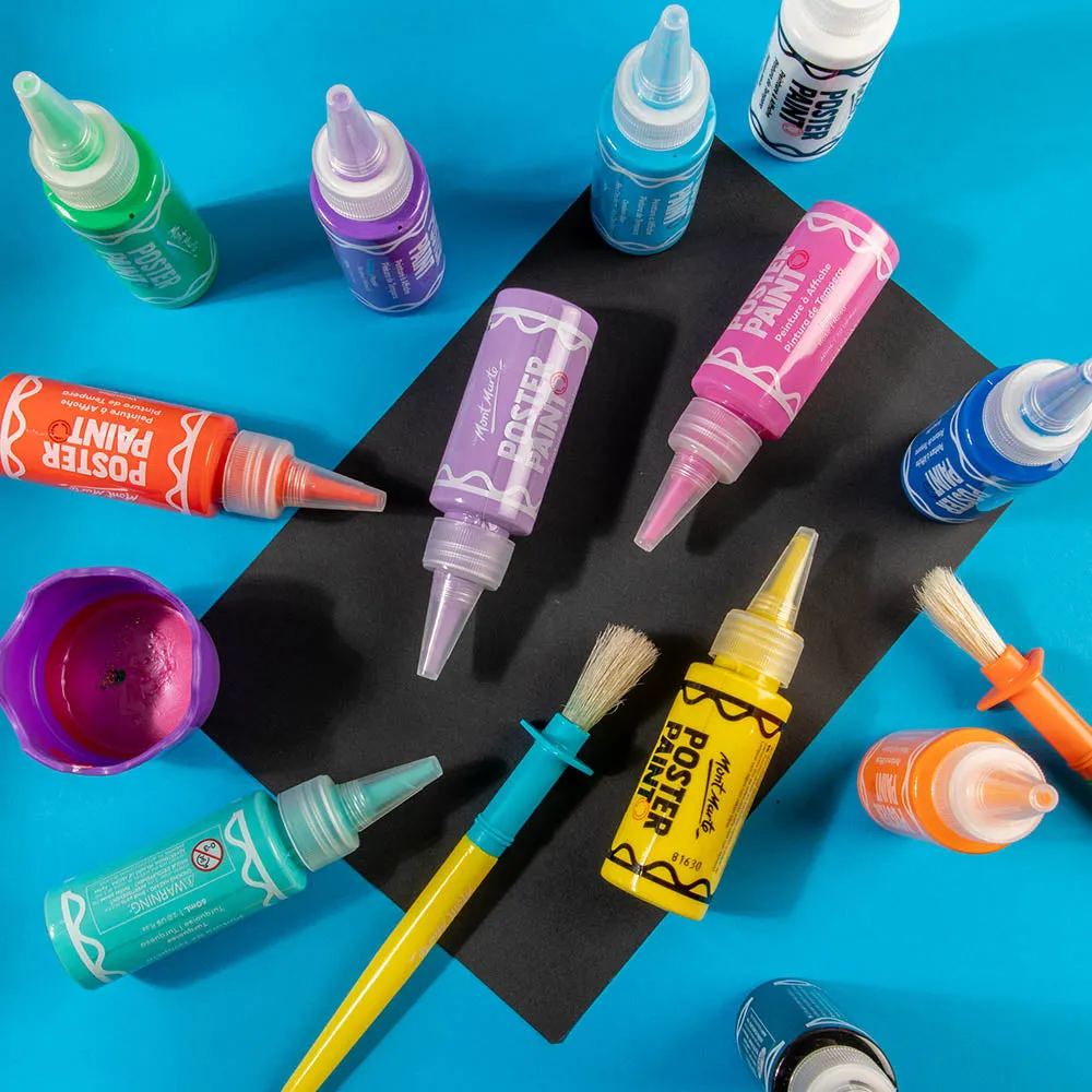 Poster Paints 12pc x 60ml (2 US fl.oz)