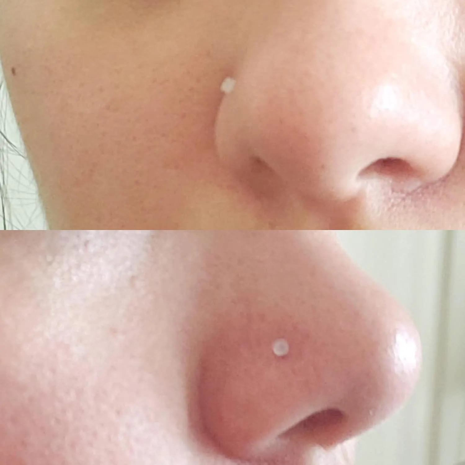 QWALIT 20g 18g Clear Nose Studs for Work Clear Nose Rings for Work Clear Nose Piercing Plastic Nose Rings for Surgery Invisible Nose Ring Retainer Clear Nose Ring Spacers Nose Retainers