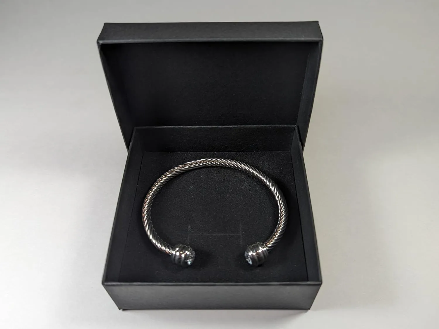Rope bangle birthstone bracelet with 2 gemstones, choose from 12 simulated gemstones, adjustable fit, elegant style
