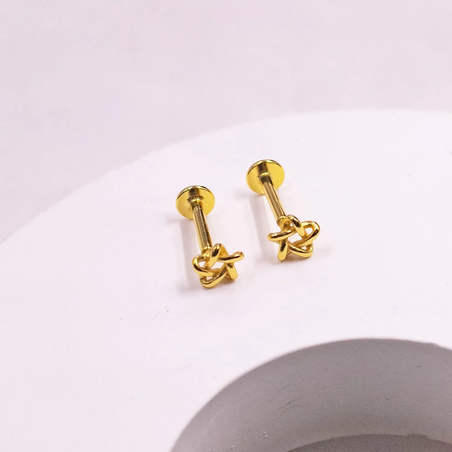 S925 Sterling Silver Labret Studs Cartilage Helix Earring Studs 16G HypoallergenicThreaded Flat Back Lip Monroe Studs Tragus Labret Cartilage Earrings Nose Piercing Jewelry