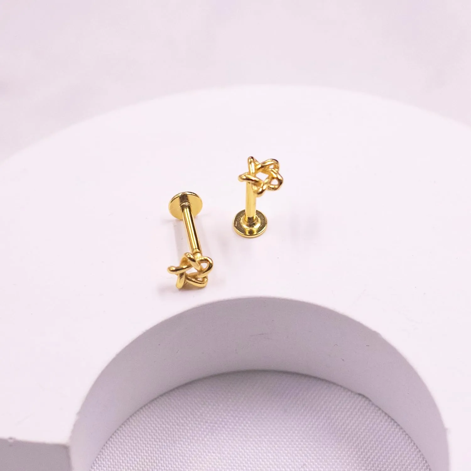 S925 Sterling Silver Labret Studs Cartilage Helix Earring Studs 16G HypoallergenicThreaded Flat Back Lip Monroe Studs Tragus Labret Cartilage Earrings Nose Piercing Jewelry