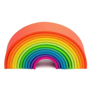 Silicone Large Rainbow Neon