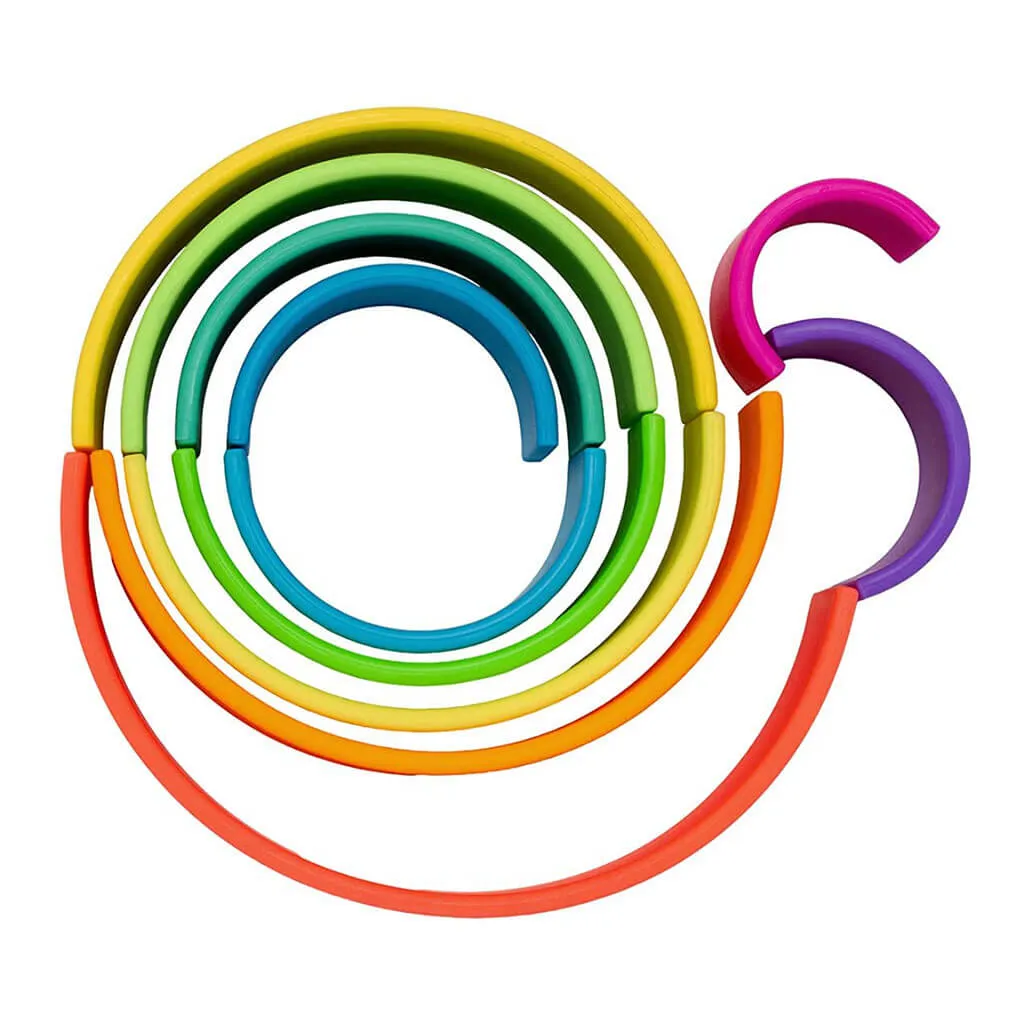 Silicone Large Rainbow Neon