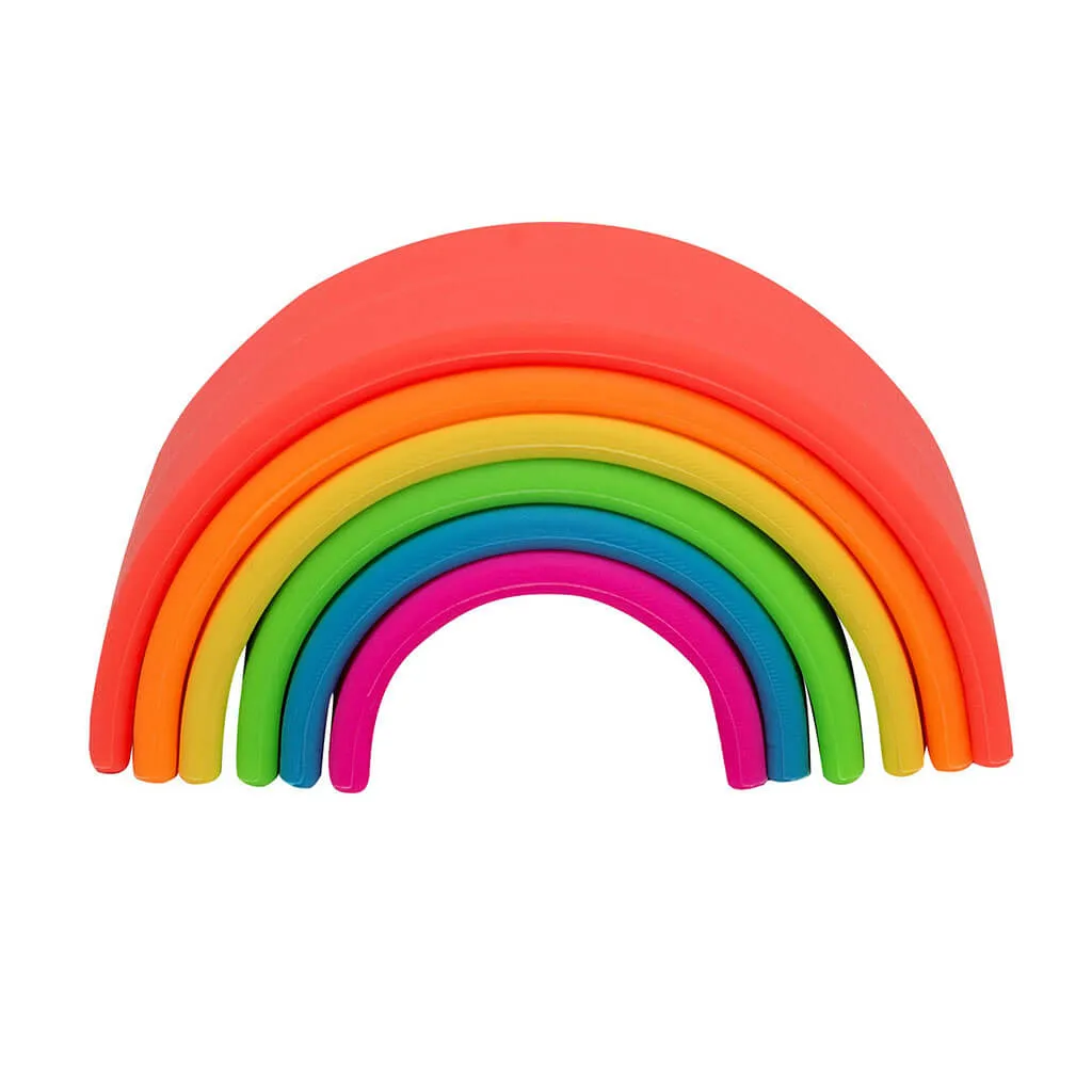 Silicone Small Rainbow Neon