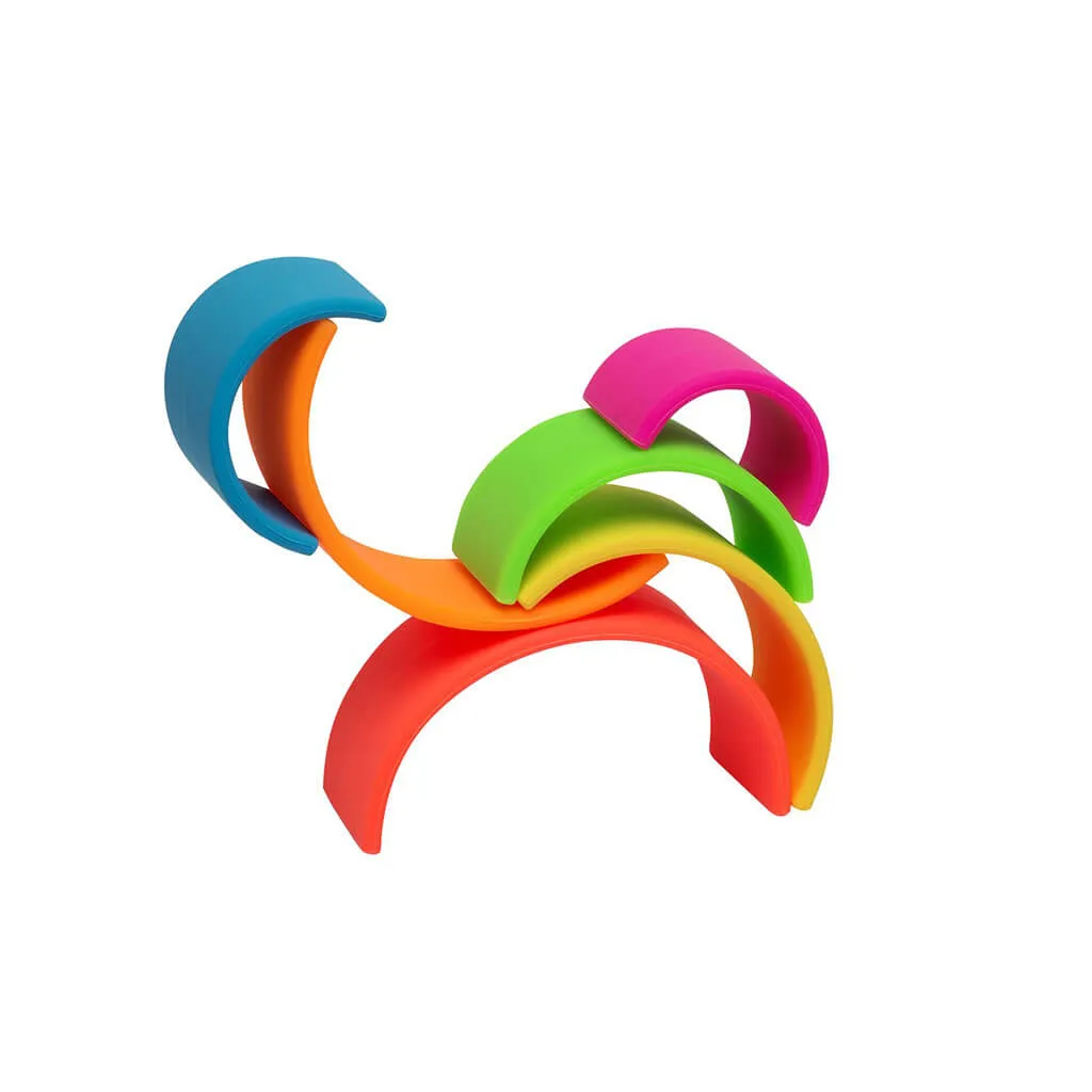 Silicone Small Rainbow Neon