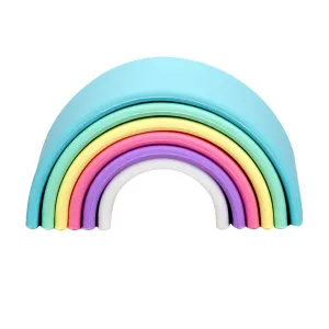 Silicone Small Rainbow Pastel