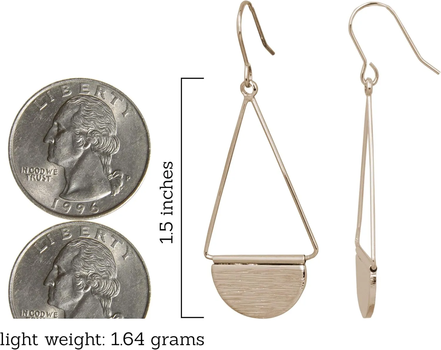SPUNKYsoul Shield Paddle Earring Lightweight Statement Earrings | SPUNKYsoul Collection