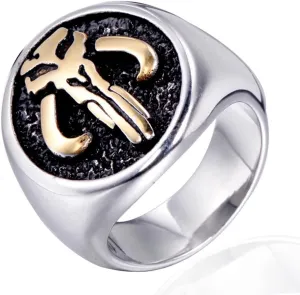 Stainless Steel Ring - Alien Design Jewelry