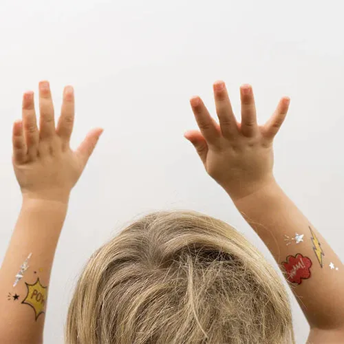 Superhero Temporary Tattoos