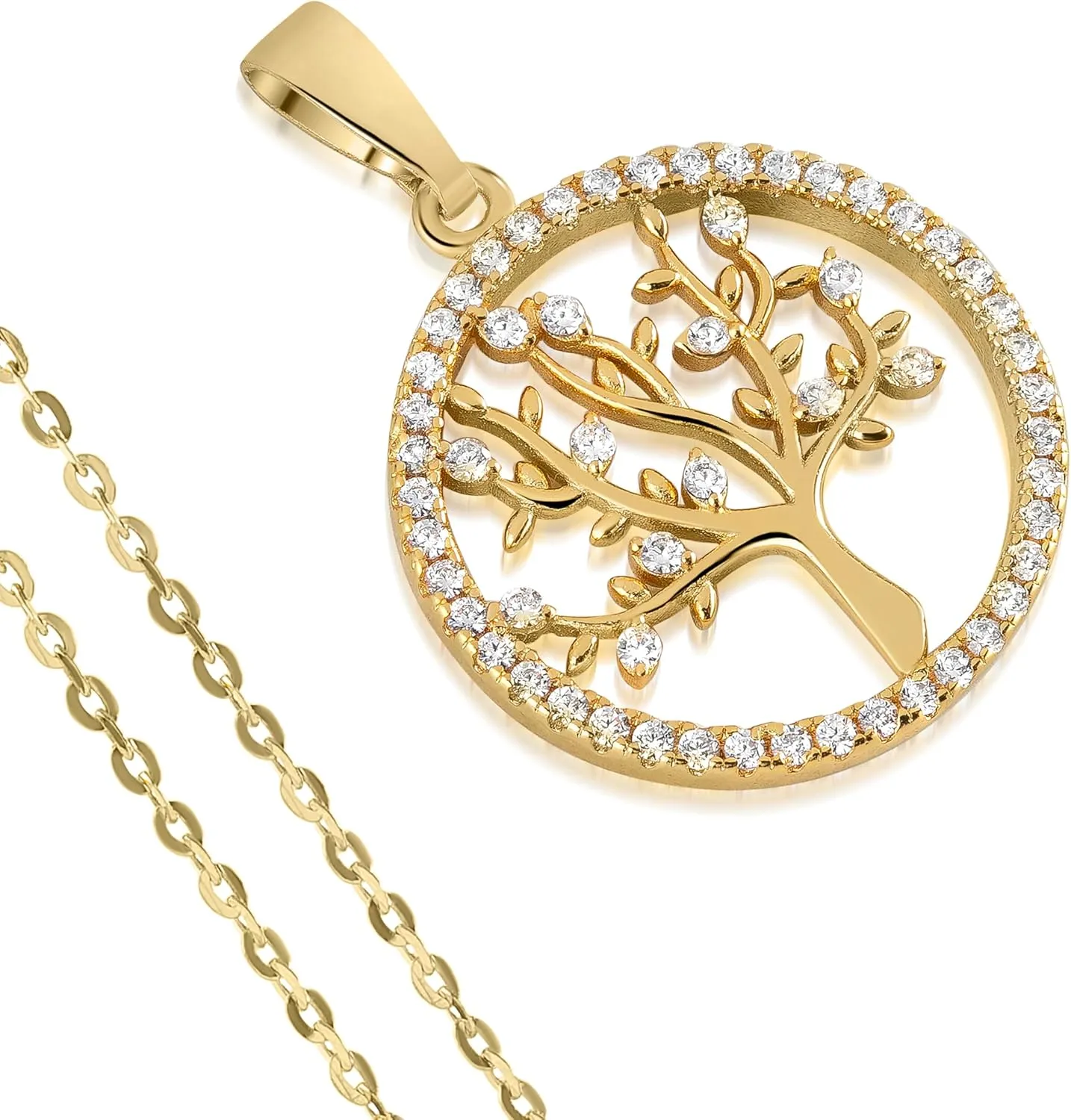 SURI Star of David Necklace for Women | Israel Necklace | Mezuzah Necklace with Magen David Pendant | Available in 14K Gold-Filled or Silver Stainless Steel | Jewish Jewelry, Includes a Gift Box