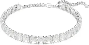 Swarovski Millenia Choker, Octagon Cut, Clear, Rhodium Finished