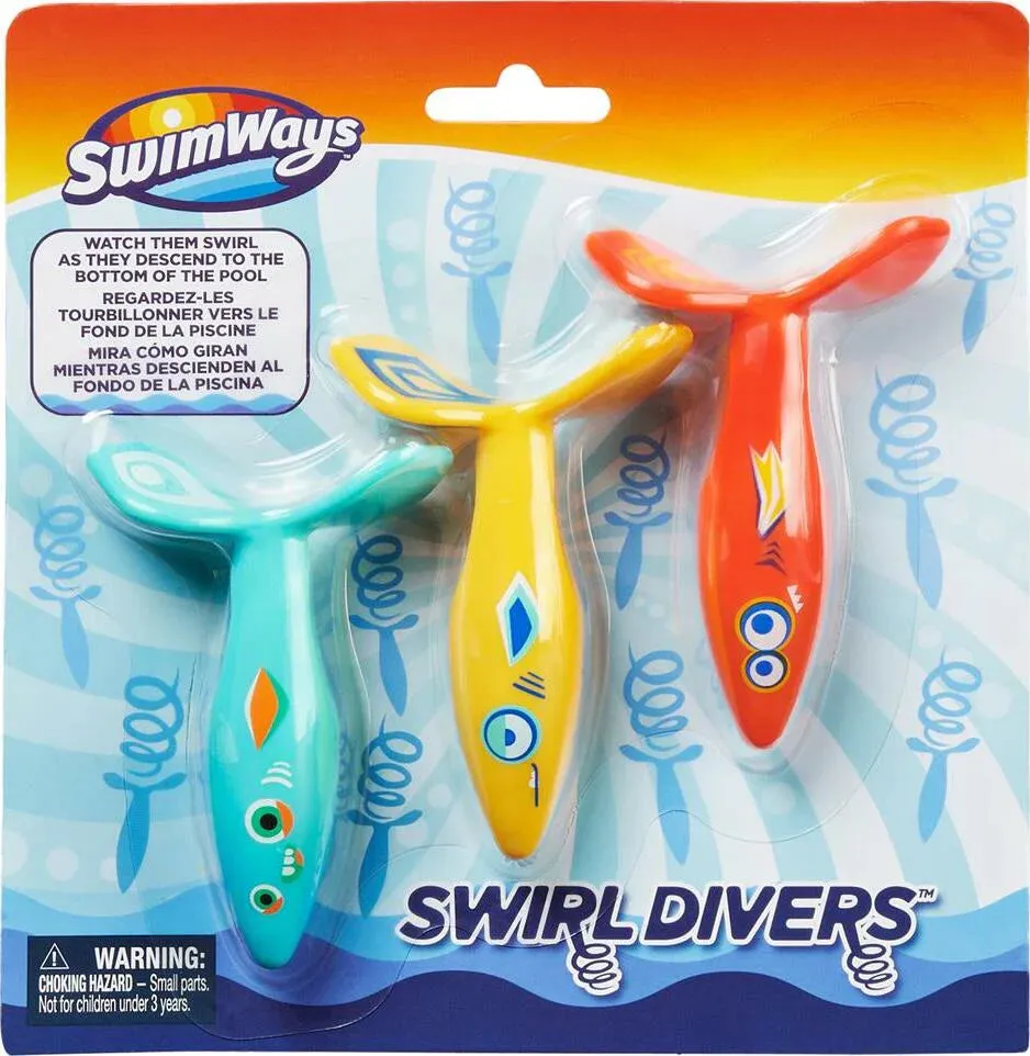 Swirl Divers Pool Toys (3 Pack)