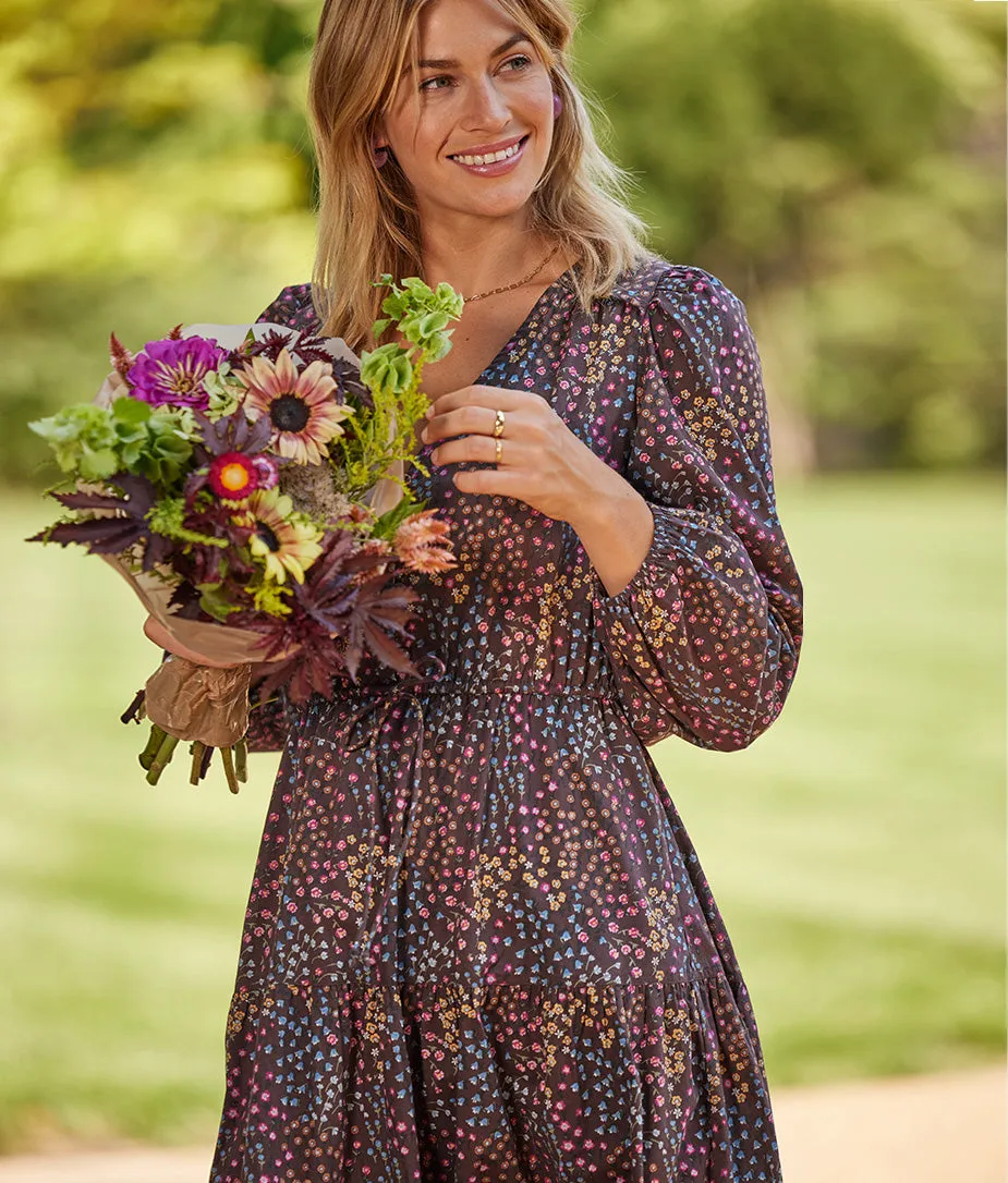 The Countryside Poplin Button Down Midi Dress - Main