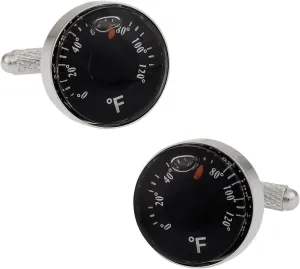 Thermometer Cufflinks (Fahrenheit)
