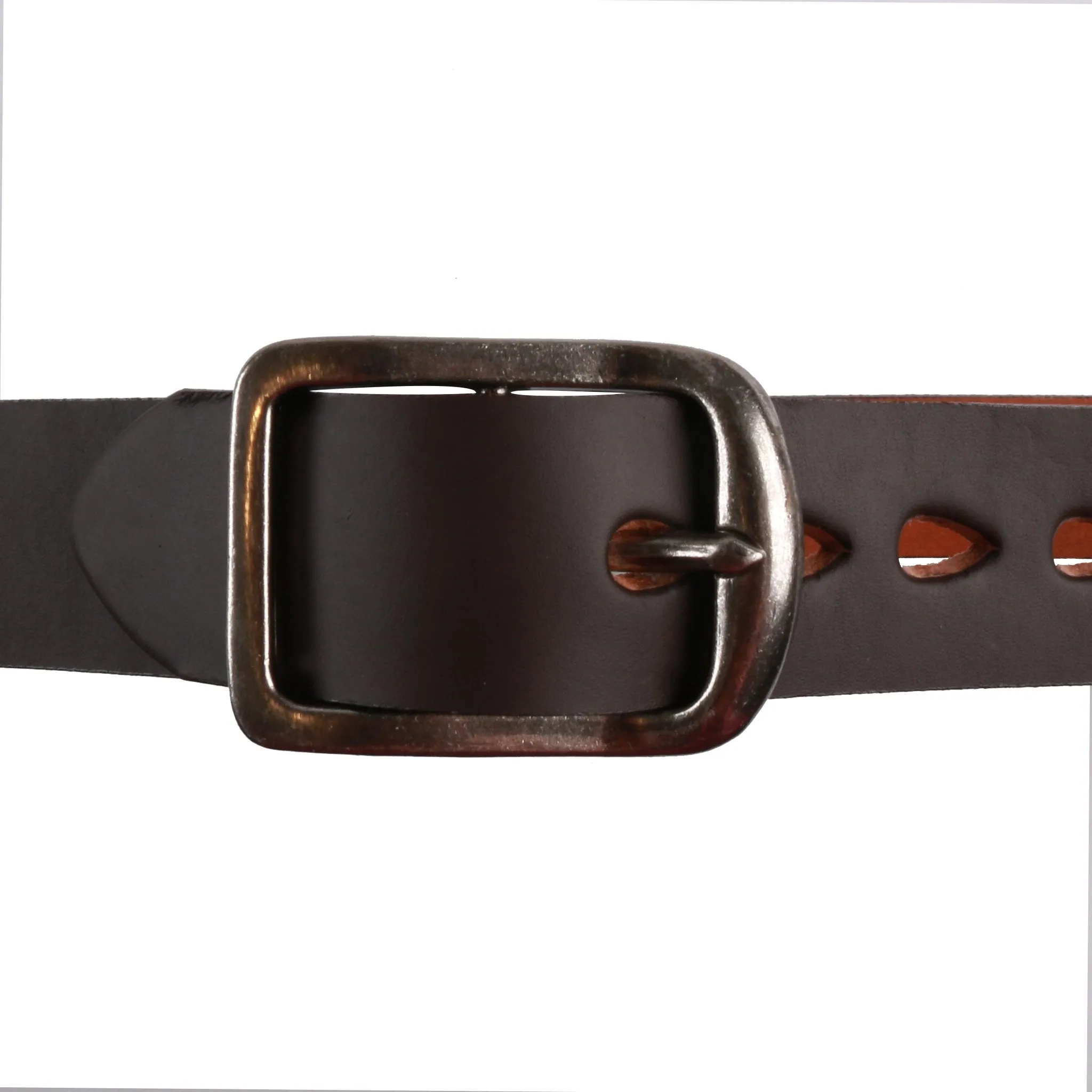 Thick Belt - 7mm Bovine Leather - Brown