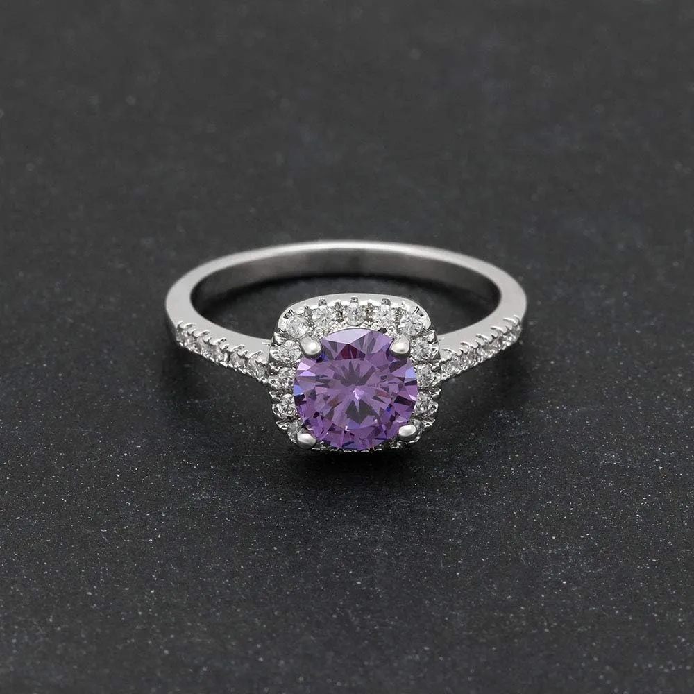 UFOORO Rings for Women, Promise Rings for Her, Christmas Gifts, Engagement Rings for Women Solitaire Crystal Wedding Rings for Her Fake Diamond Ring Christmas Gifts for Her