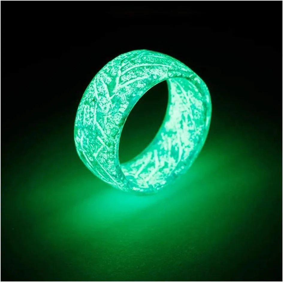Venus Orb Ring For Women, Glow Acrylic Cool Resin Finger Luminous Rings For Men Aesthetic Trendy Dainty Plastic Jewelry