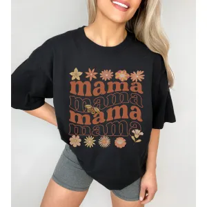Vintage-Inspired Mama Comfort Colors® T-Shirt, Spring or Summer Tee, Gift for Mom, Retro-Inspired T-Shirt, '70's Style Design T-Shirt