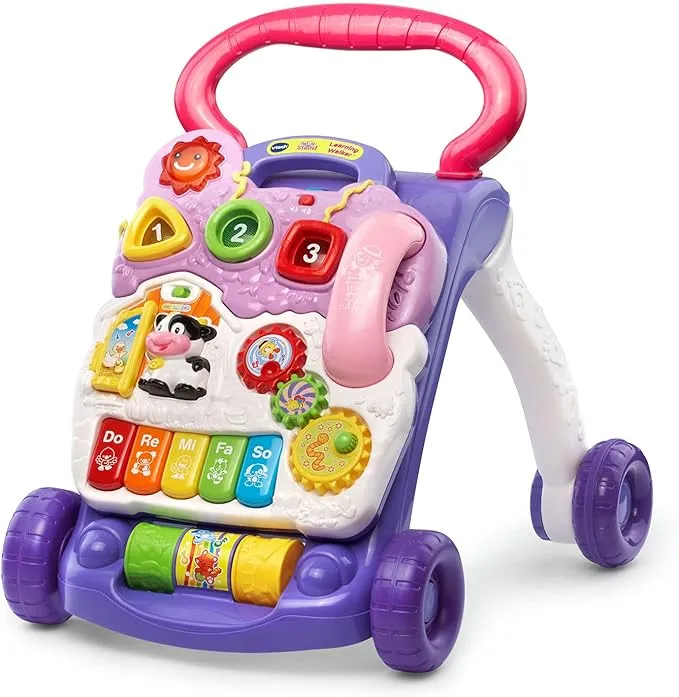 VTech Sit-to-Stand Learning Walker (Frustration Free Packaging), Lavender