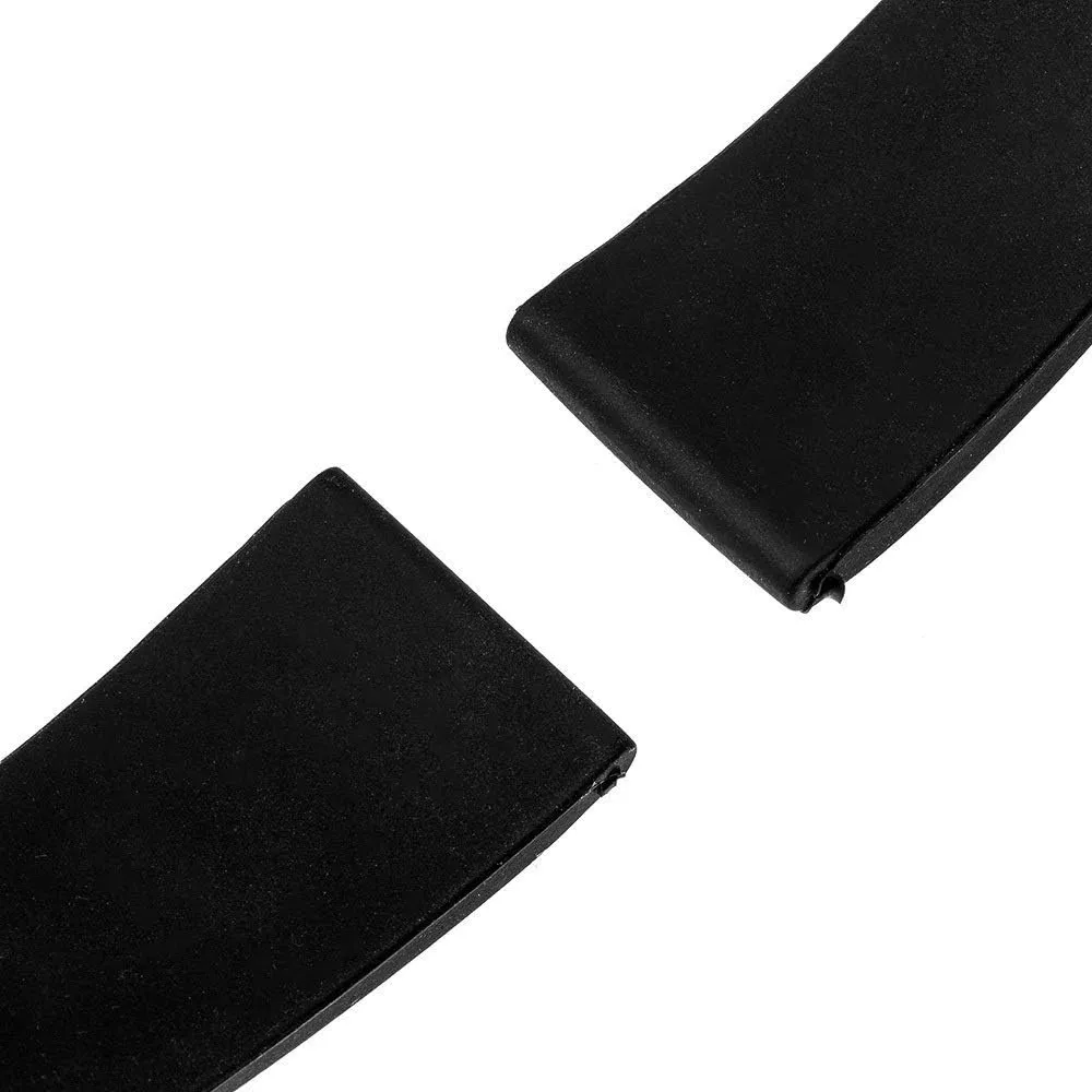 watch strap 17mm 18mm 19mm 20mm 21mm 22mm 23mm 24mm universal silicone rubber watchband stainless steel buckle watch band resin strap
