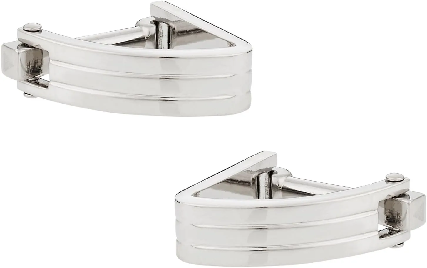 Wedge Wrap Around Cufflinks with Travel Presentation Gift Box