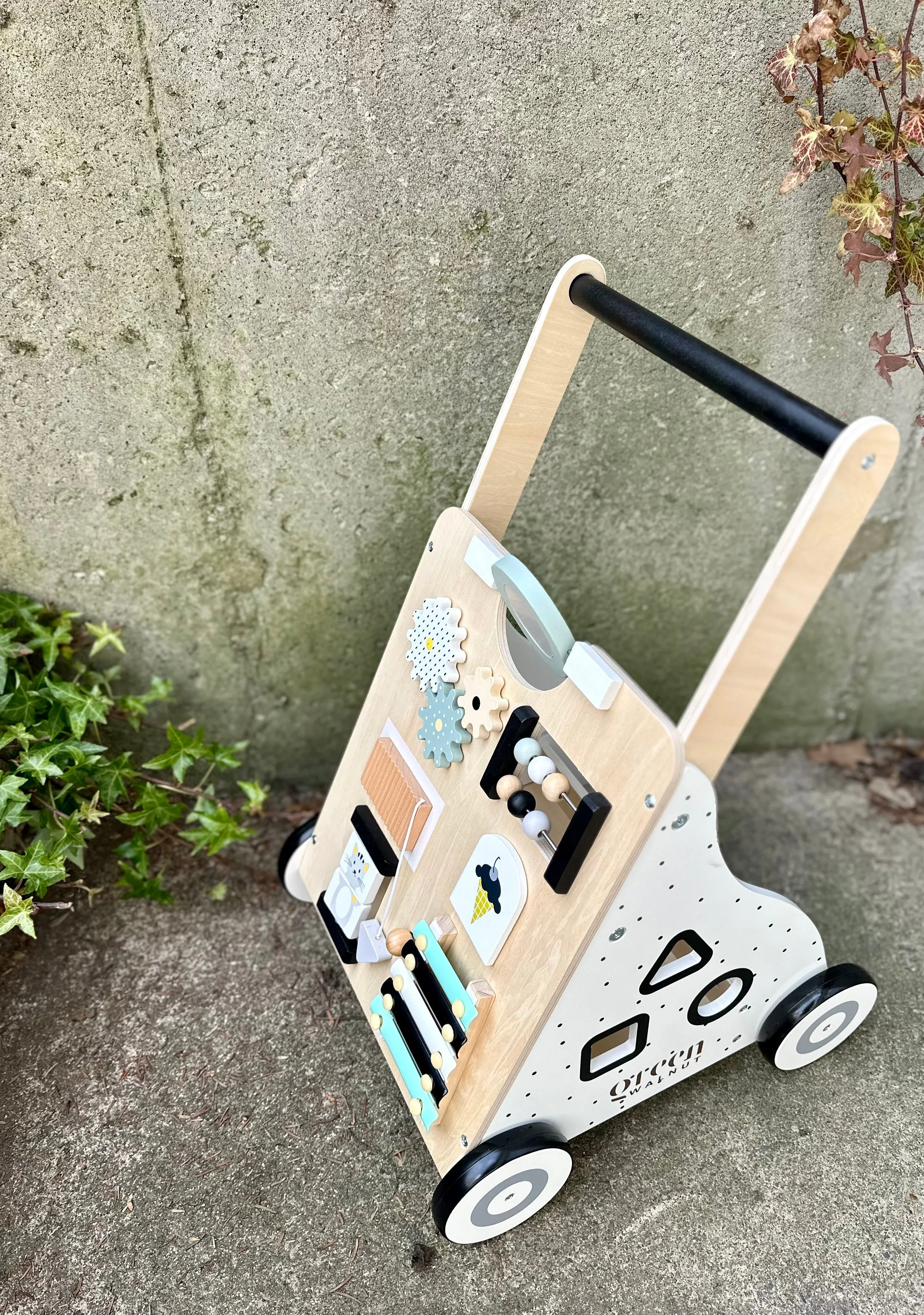 Wooden Activity Walker | Wooden Baby Walker | Toddler Walker