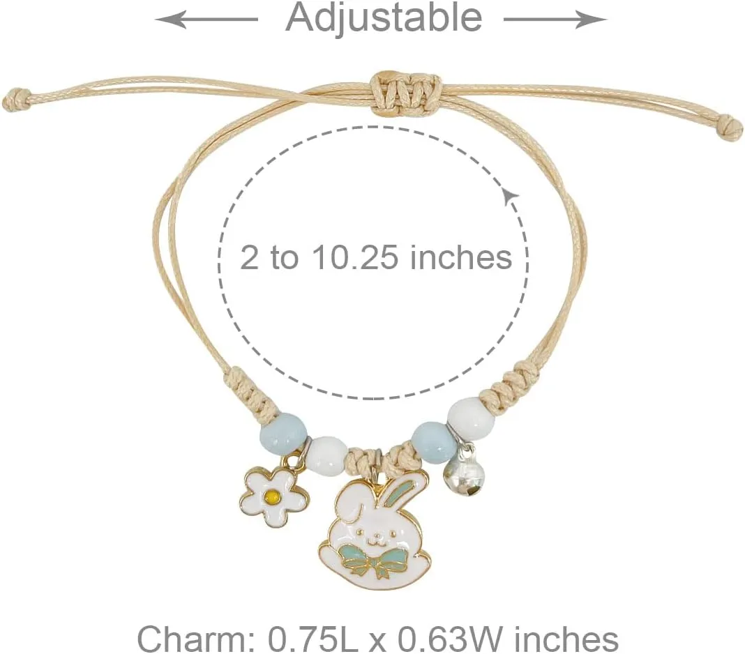Wrapables Friendship Beaded Enamel Charm Bracelet