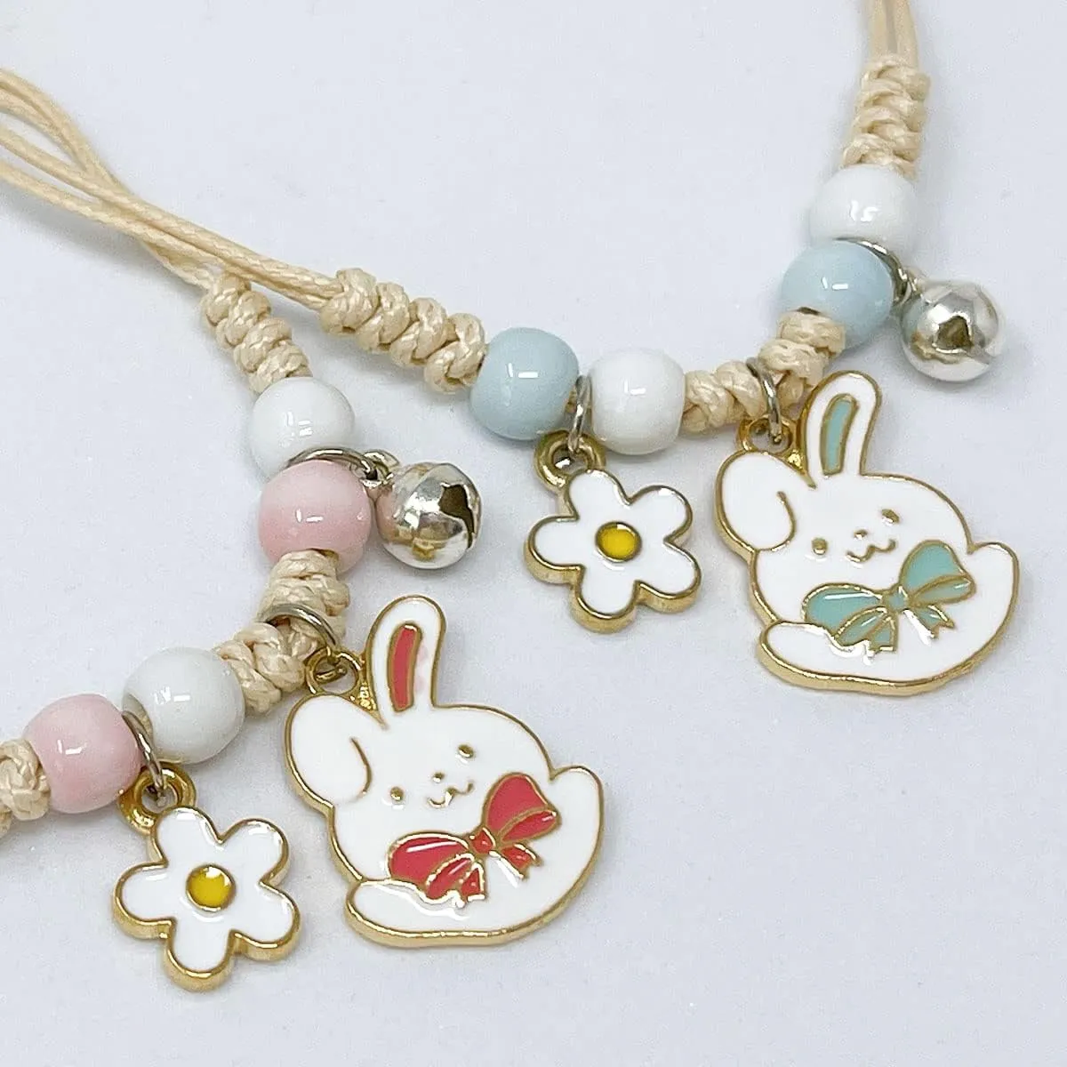 Wrapables Friendship Beaded Enamel Charm Bracelet