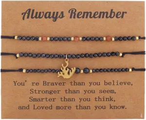 XZE Beaded Strand Bracelets Set for Women, Handmade Braided Adjustable Friendship String Link Bracelets
