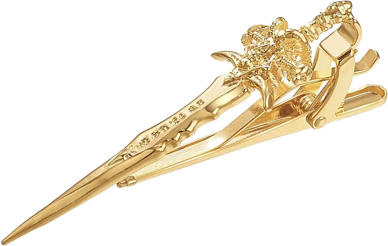 Yoursfs Personalised Novelty Tie Clips for Men Knife Sword Tie Bar Unique Cool Tie Pin for Men's Jewelry Gift